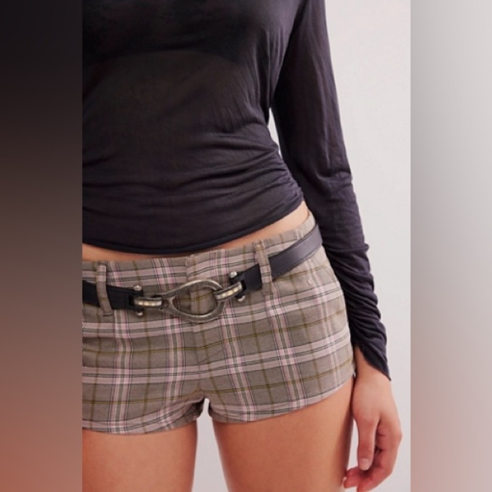 NWOT Free People Alessia Menswear Trouser Shorts